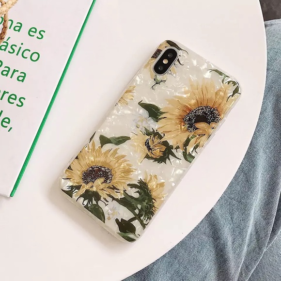 NEW iPhone 14/12/Pro/Max Vintage Sunflower case - Picture 4 of 7